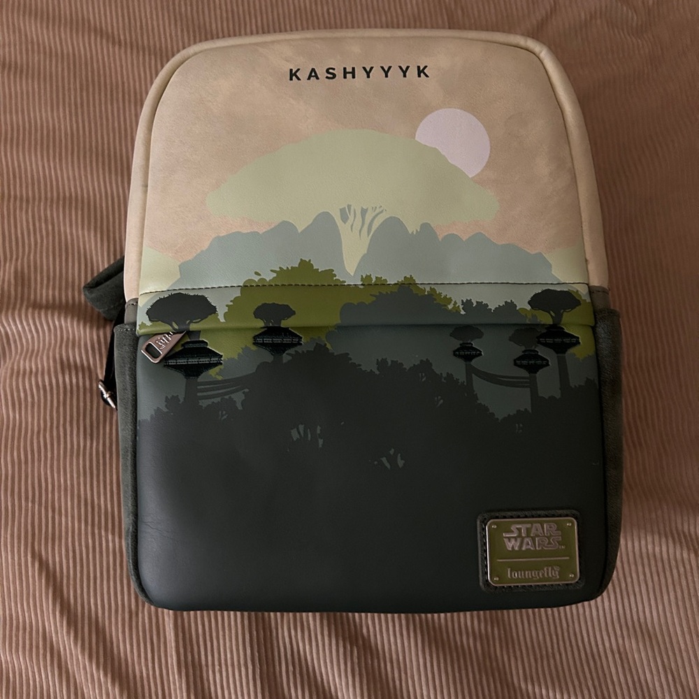 Star Wars LoungeFly Kashyyyk Backpack NWT never used